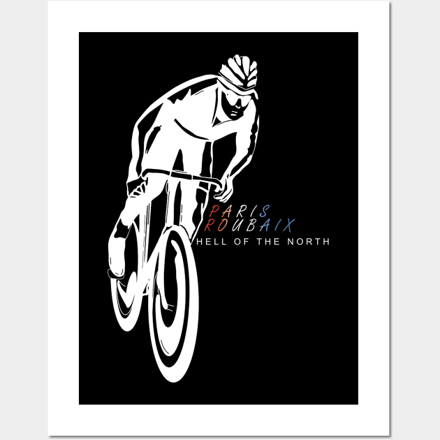 Paris Roubaix Hell of the North /cycling Wall Art by Wine4ndMilk